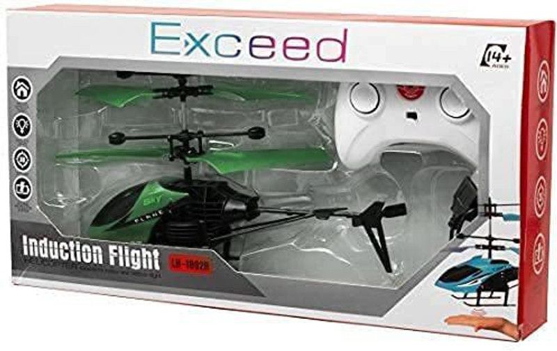PLANET Presents Remote Control Helicopter USB Chargeable Cable for Boys,Girls Pack of 1  (Dark Green)