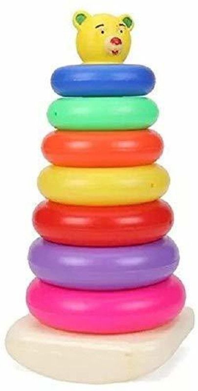 VRUX Stacking Colouring Teddy Rings  (Multicolor)
