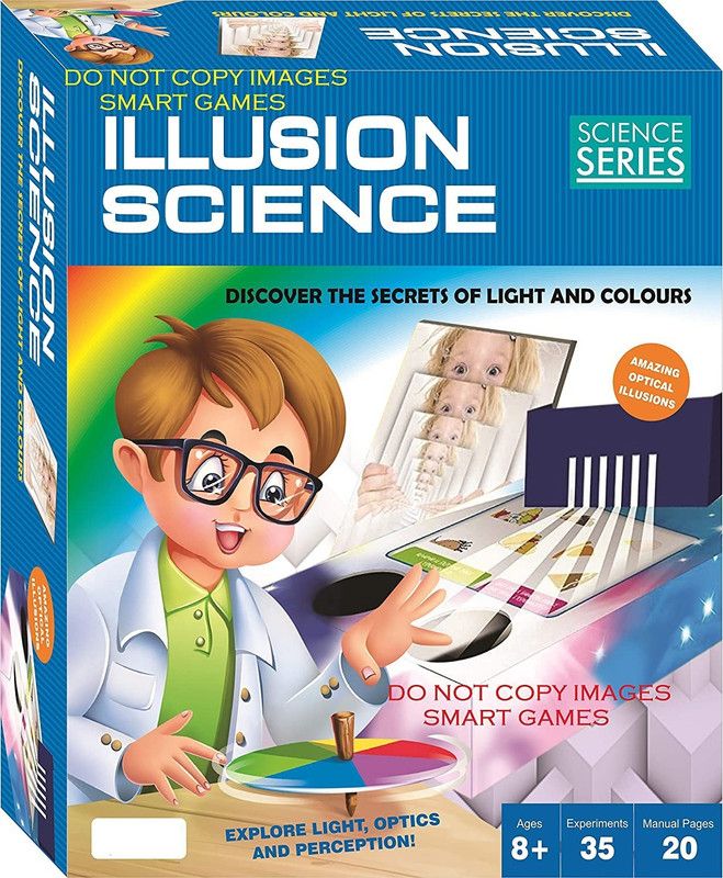 vworld Illusion Science Kit for Kids with 35 Experiments Science Series Play Learning and Educational DIY Kit (Content May Different)  (Multicolor)