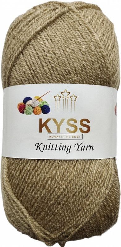 KYSS BlueBell 300 GM (1 BALL, 100 GM EACH)Wool Ball Hand Knitting Wool, Shade No-52