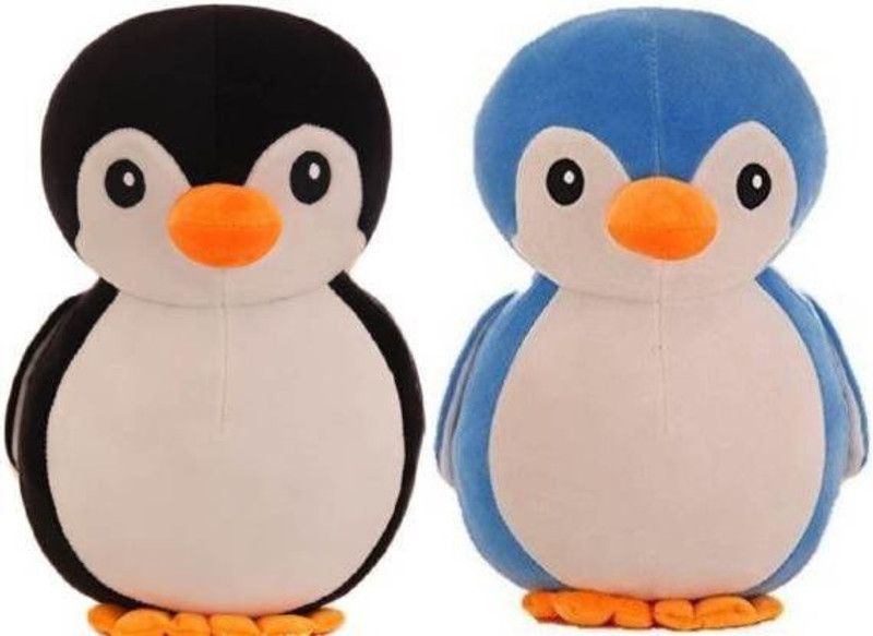 Agnolia Gifts Stuffed Toy Penguin Blue for kids28cm - 28 cm  (Blue)