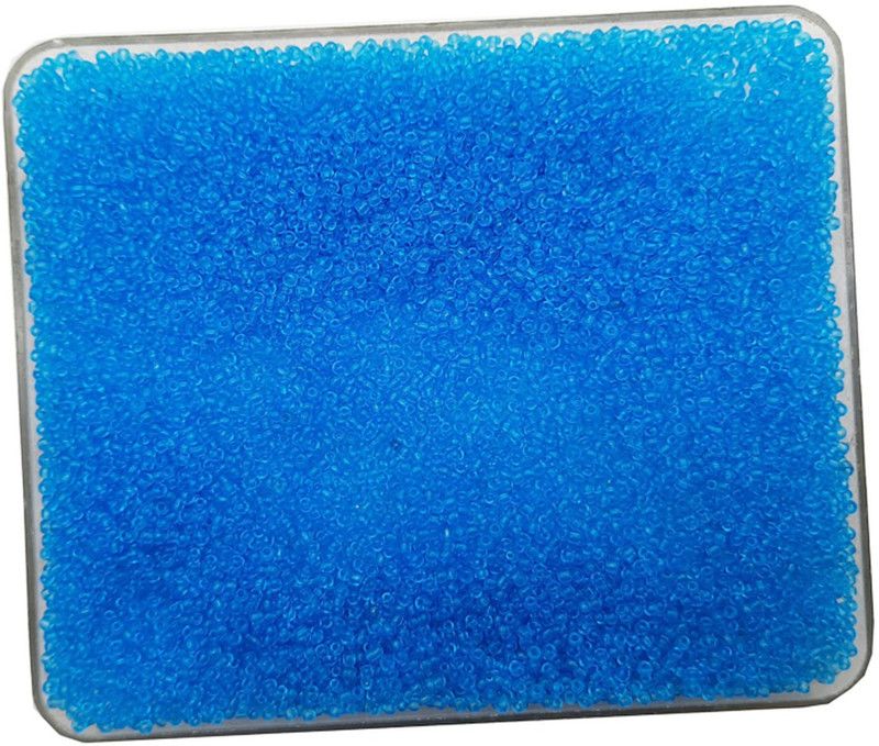 eshoppee 200 gm11/0 Turquoise Color Glass Seed Beads (7)