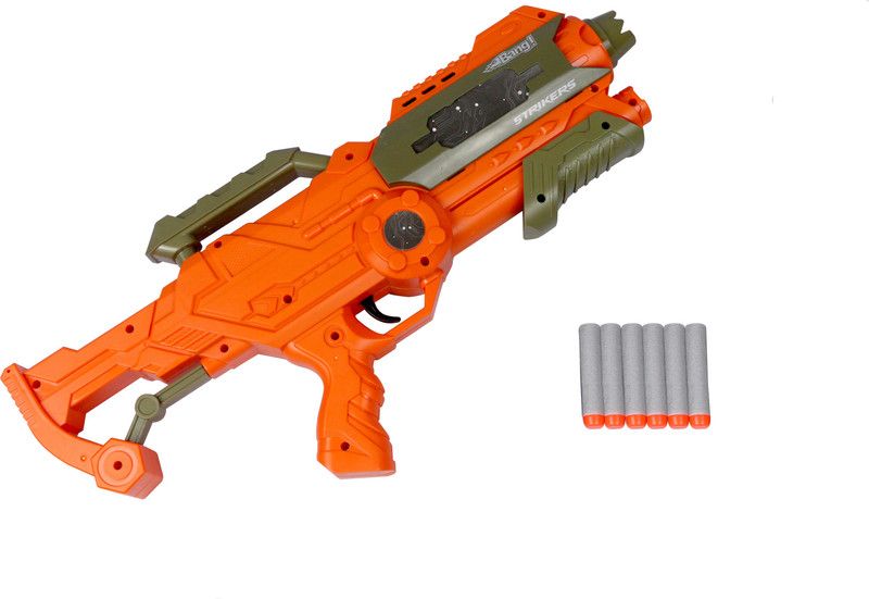 MITASHI Bang Stork with 6 Darts Toy Gun Guns & Darts  (Orange)