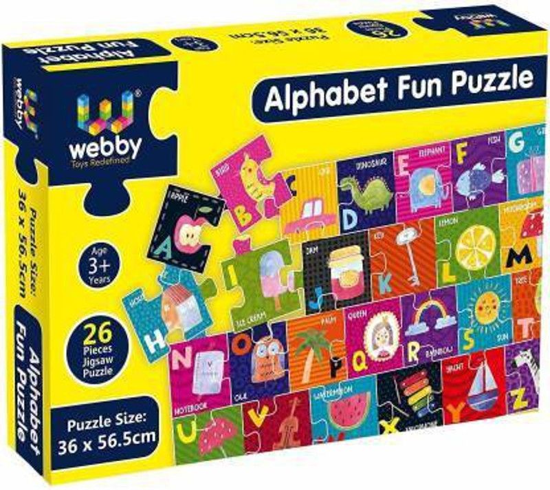 Lattice Alphabet Fun Puzzle  (Multicolor)