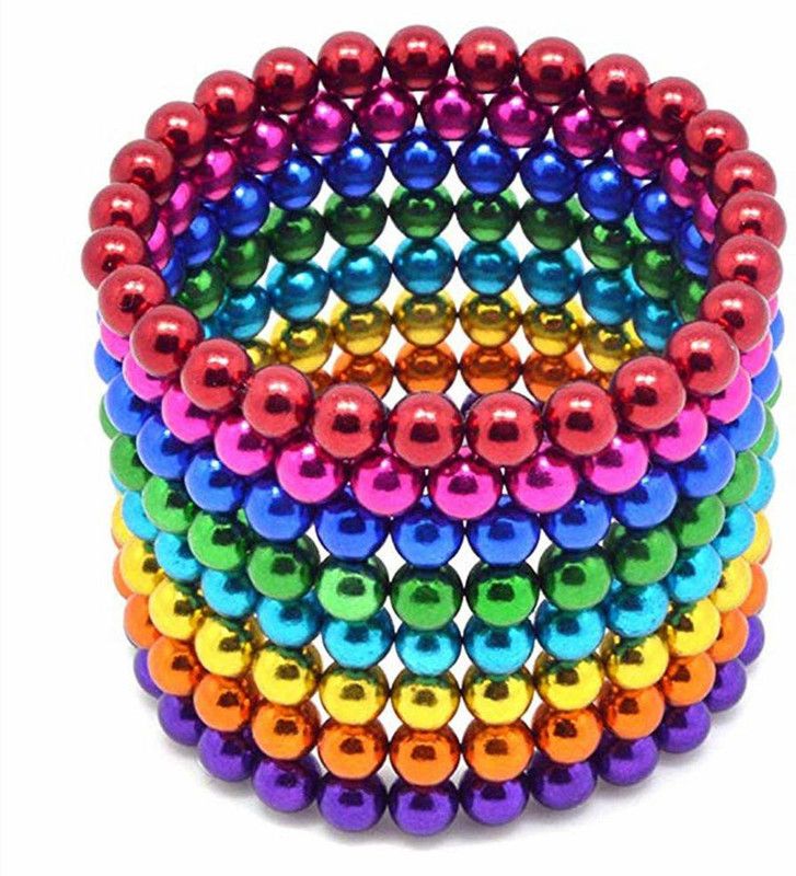 SARASI Magnetic Balls, Beads Stress Relief Toys For Kids[Multicolor, 216 Pcs]  (216 Pieces)
