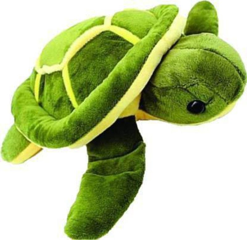 UPM Soft Cute Green Turtle Plush Toy - 30 cm (Green, Yellow) - 30 cm  (Green)