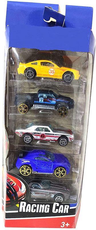 Cabin Hut Super Racing Figure DIE CAST HOTT Metal Metal Cars Set for Kids | Car Gift for Boys and Girls |Trending car Free Wheels Set for Kids Famous Gift (Multicolor ) | Racing Cars (Multicolor, Pack of: 5)  (Multicolor)