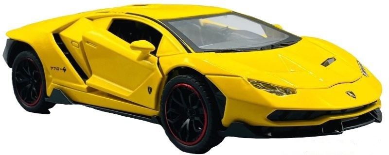 TinyTales Lamborghini Aventador 1:24 Die Cast Yellow 01  (Yellow)