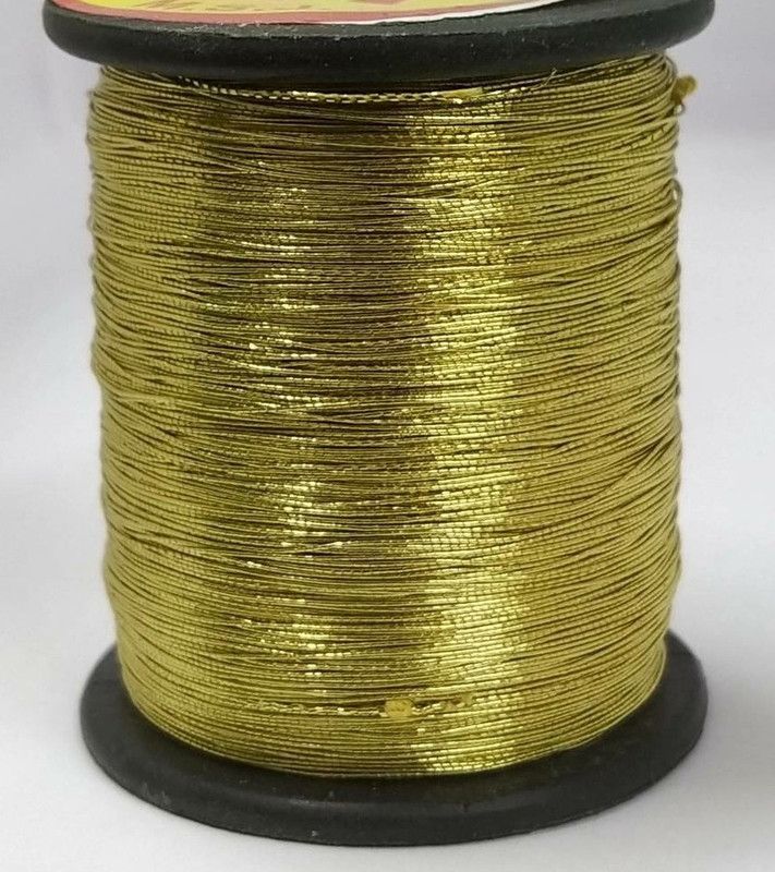Crafto Golden Zari Threads for Beading/Jewellery Making/Decorations,A Packet Contain 4 PCS, (Gold)