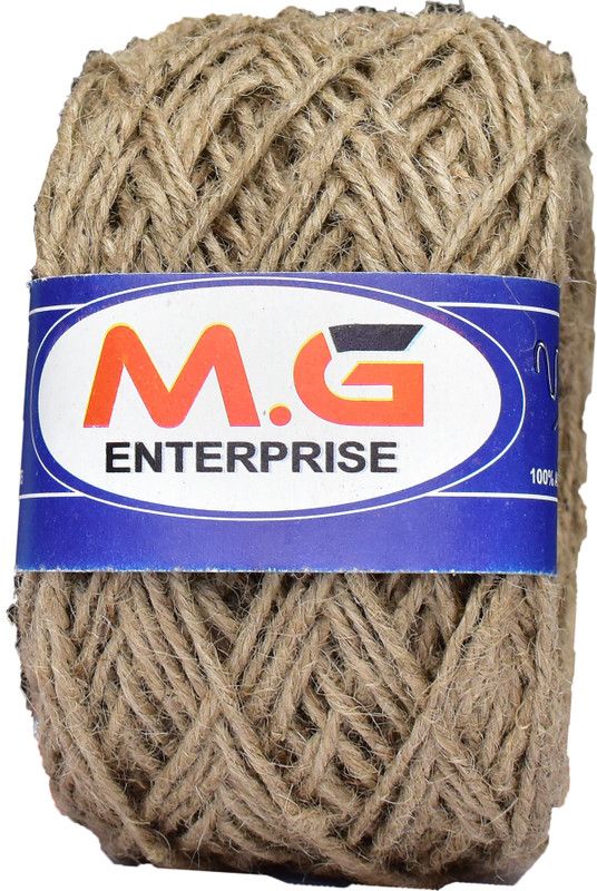 Simi Enterprise M.G ENTERPRISE 3 Ply/Twisted Macrame Jute Cord/Dori Thread (25 Meters, 3mm) for Macrame DIY, Craft Work,Plant Hanger Ropes etc- K SM-LL