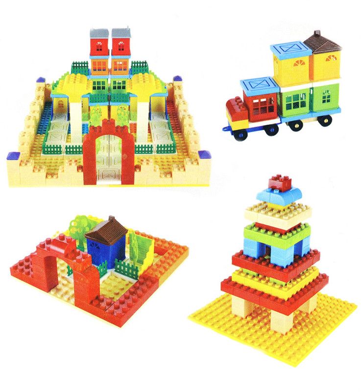 cktech Building Blocks 70 PCS Junior Blocks Educational Construction Puzzles Learning Activity Game for Kids Toys ,Assemble Blocks Toys for Boys, Girls, Children Toys My Holiday Home Block  (Multicolor)