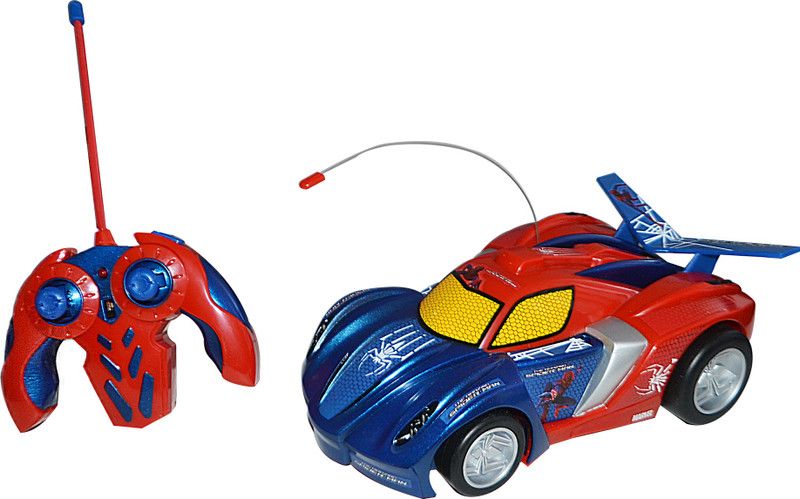 Majorette Rc Spiderman Web Racer, Rtr, 1:16  (Multicolor)