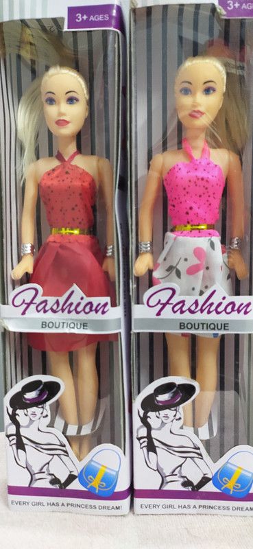 killvish Combo pack Of 2 Super Fashion Boutique Every Girl Princess Dreem 3+AGES Baby Doll(pack of 2, multicolor)  (Multicolor)