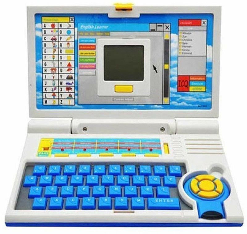 STUNNER High Quality English Learner Laptop for Kids Educational Notebook Computer for Kids  (Blue)