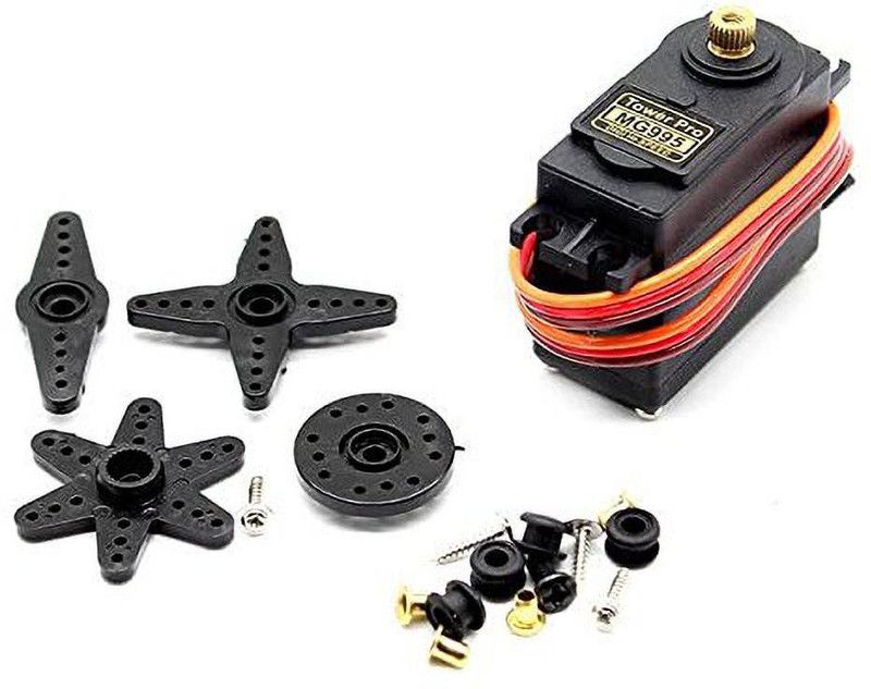 Techleads Mg995 Metal Gear High Torque Servo, Black Educational Electronic Hobby Kit