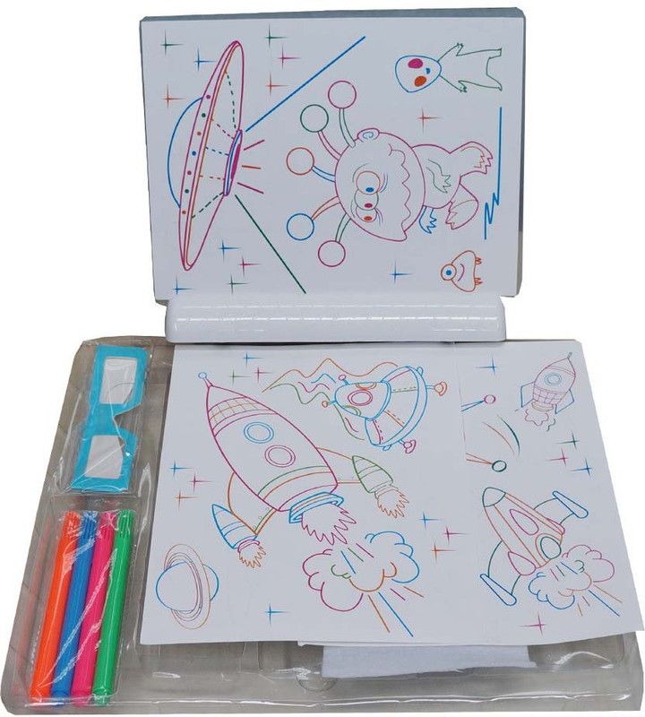 Muren Backlit 3D Drawing Board for Kids Educational Board Games Board Game