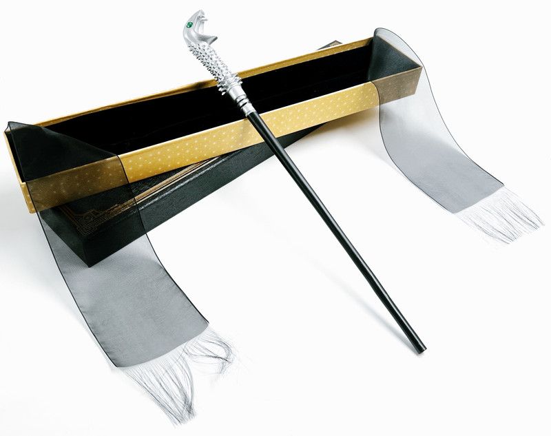 24x7eMall Polyresin & Metal Magic Wand Wizard Sorcerer’s Wand Malfoy Maces & Swords  (Black)