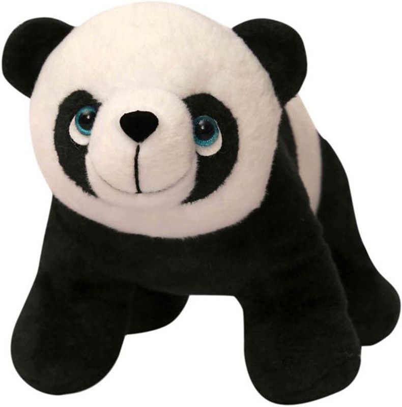 My New Born Original, Premium Quality, Non-Toxic Super Soft Plush Stuff Toys for all age groups - 32 cm  (White, Black)