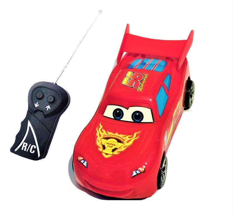 ToyGalaxy CARS MOVIE LIGHTING MCQUEEN 2CH RADIO CONRTOL CAR FOR KIDS  (Red)