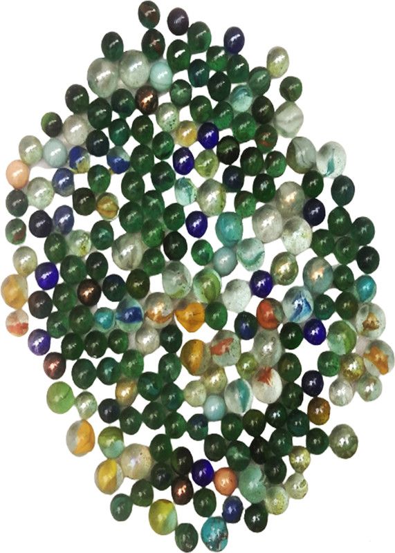 Jiyansh Traders 150 Pcs Mix OR Multicolour Kanche in Outdoor Toy 150 Pieces  (Multicolor)