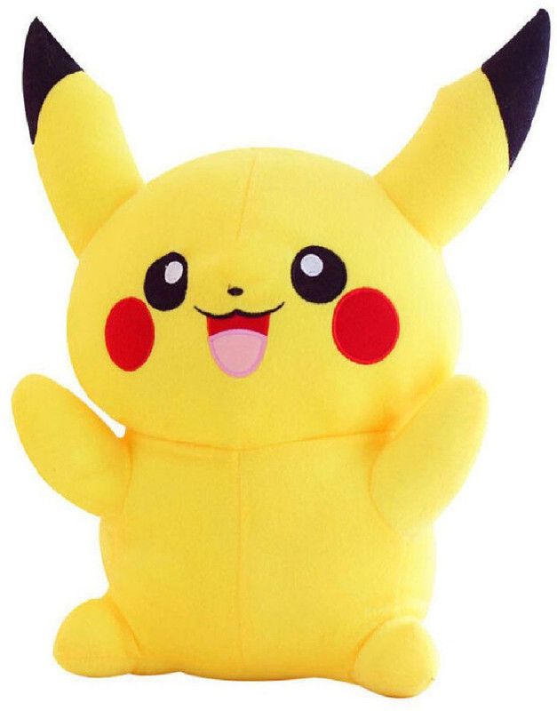 Poonam ATC Pikachu Soft For Boys and Girls 20cm - 20 cm  (Yellow)