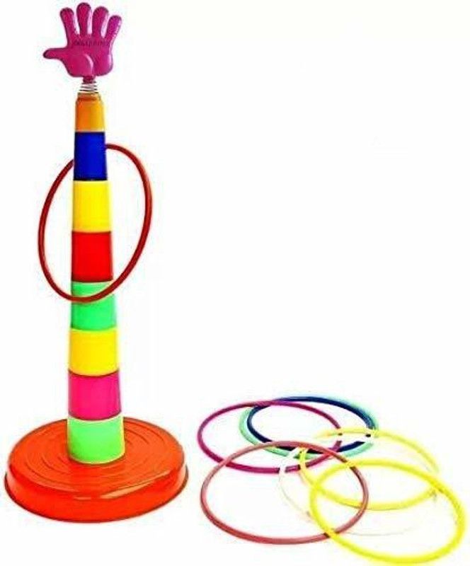 SR Toys Mini Series Ring Quoits Throw Game Kids Toy - Multi Color  (Multicolor)