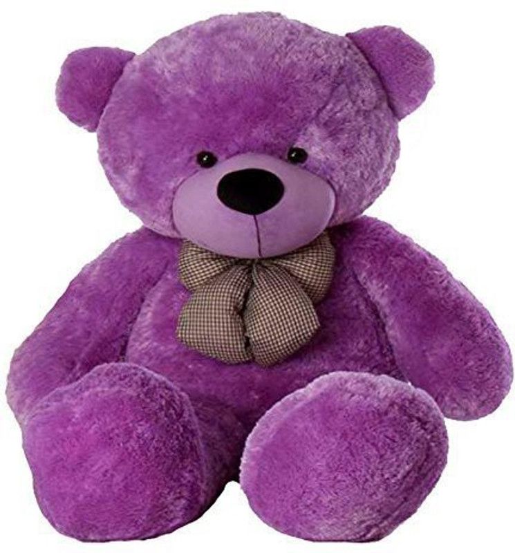 Frantic Soft Teddy Bear 4 Feet for Birthday Gift/Valentine Day Gift (120.9) - 120 cm  (Purple)