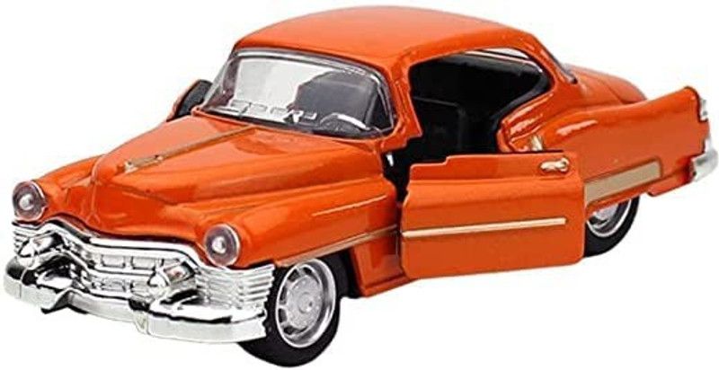 TMG Open Door Pull Back Metal Vintage Model Classic Car for Toys for Kids (ORANGE)  (Orange, Pack of: 1)