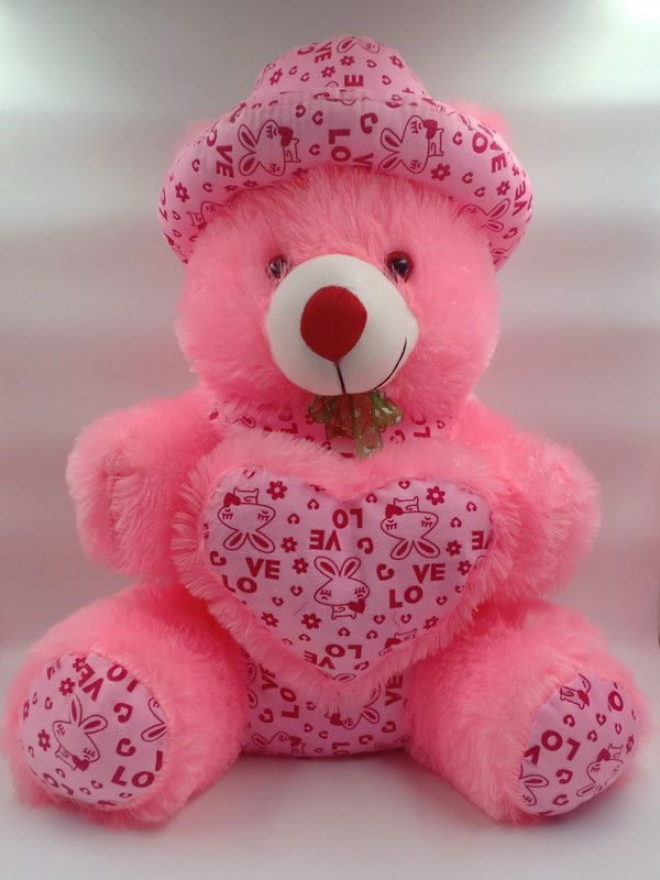 Kidsfun cap taddy - 60 cm  (Pink)