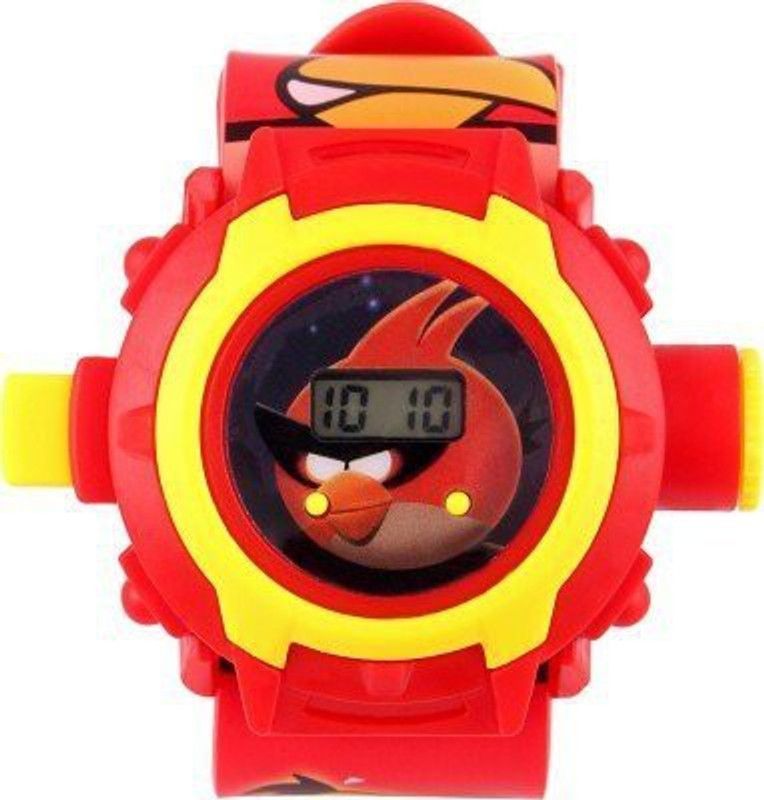 kniver 24 Images Angry Birds Projector Watch For Kids, Birthday Return Gift -Multicolor  (Red)