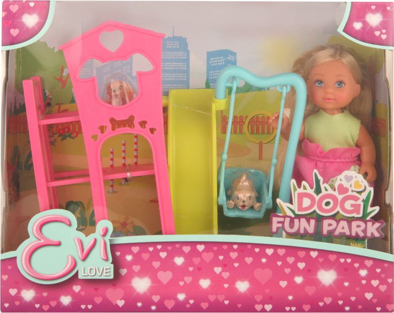SIMBA Multi Color EL Dog Funpark For Baby Girls  (Multicolor)