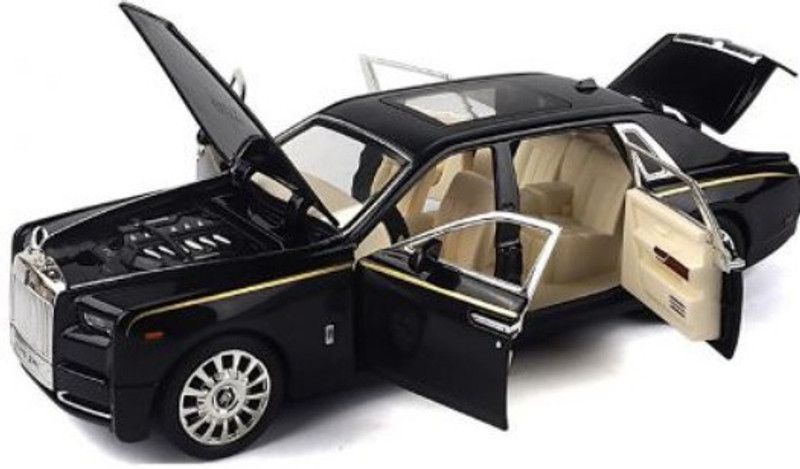 TinyTales 1:32 Rolls-Royce Phantom Die cast Metal Light & Sound (Black) 02  (Black)