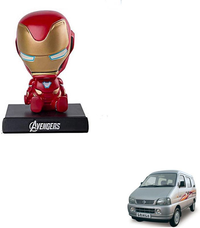 SEMAPHORE Action Figure Bobblehead and Car Dashboard Interior Accessories for Hyundai Versa  (Red, Gold)