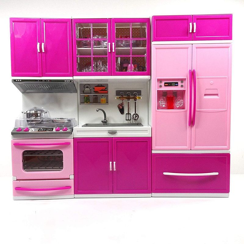 kashti toys and games Battery Operated 3 Modern Kitchen Toy Play Set
