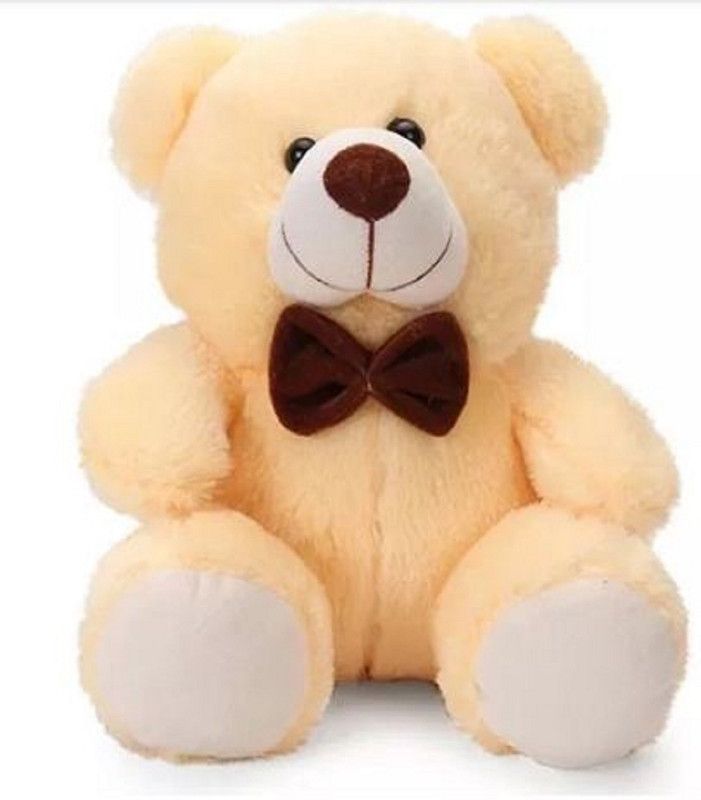 Frantic Peach Stuffed Teddy 35CM - 35 cm  (Beige)