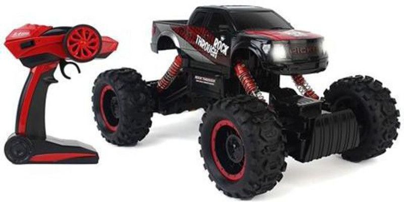 Vokodo RC TRUCK OFF-ROAD SERIES 1:20 MINI SCALE BIG WHEEL REMOTE CONTROL CAR WITH LED H  (Red)