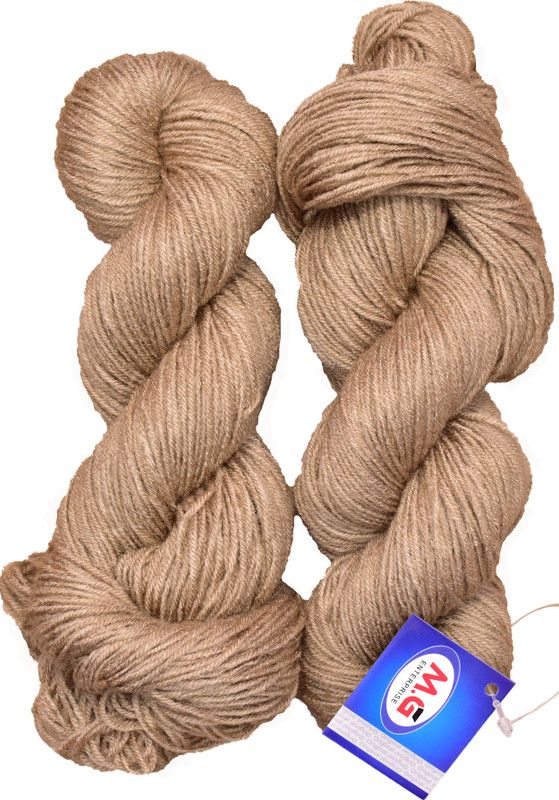 KNIT KING Brilon Skin (300 gm) Wool Hank Hand knitting wool / Art Craft soft fingering crochet hook yarn, needle knitting yarn thread dyed