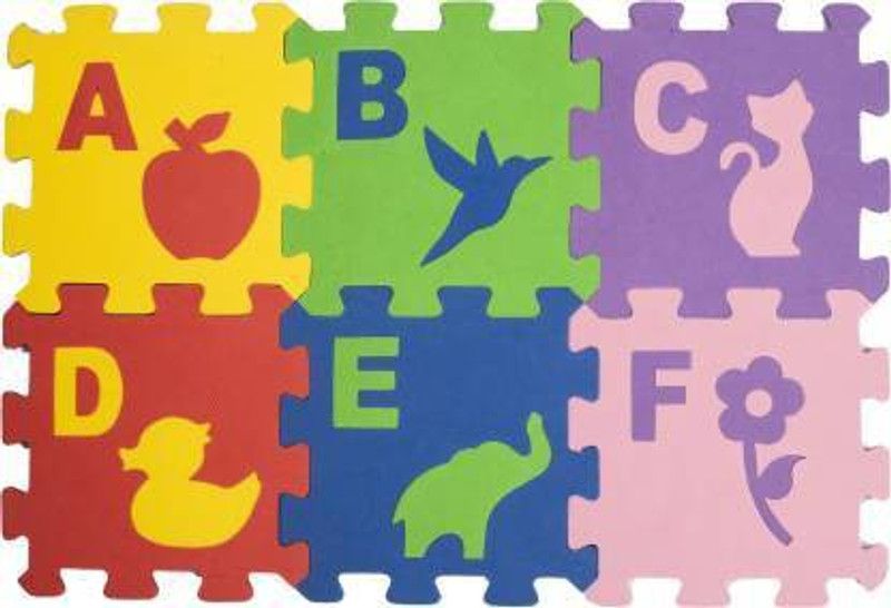 PARBHAT Alphanumeric Non-Toxic EVA MAT Puzzle for Kids Interlocking Learning Alphabet and Number Mat|Early Learning Pack of 36 PCS  (Multicolor)