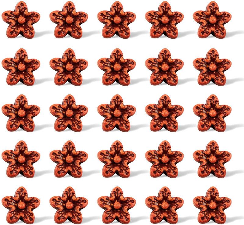 De-Ultimate (Pack of 200 Gram) Oab0068 Tt Flower Bead Artificial Jewellery Craft Material