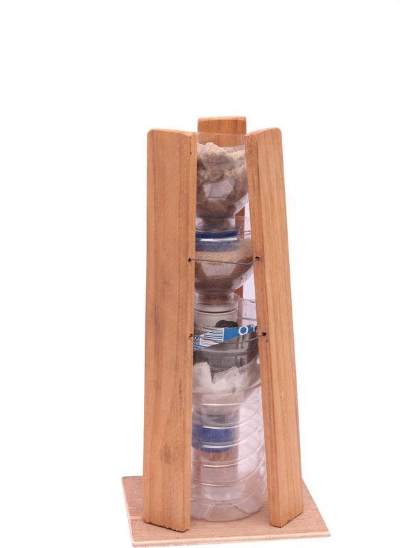 ProjectsforSchool Purification of Dirty water - DIY kit for Science Project  (Multicolor)