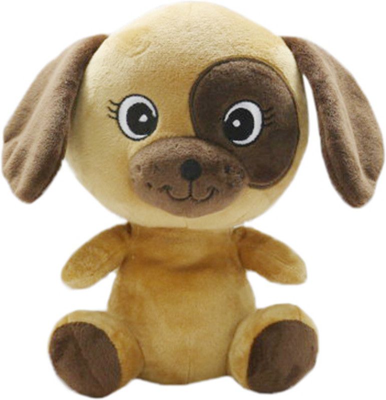 My Baby Excels Smiling Saint Bernard Puppy Plush Brown colour 21 cm - 21 cm  (Brown)
