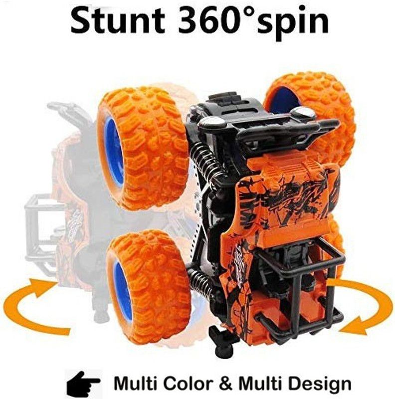 MANTICORE Monster Truck Push and go Toy Car Friction Powered Cars Vehicles for Kids, 2pc  (Multicolor)