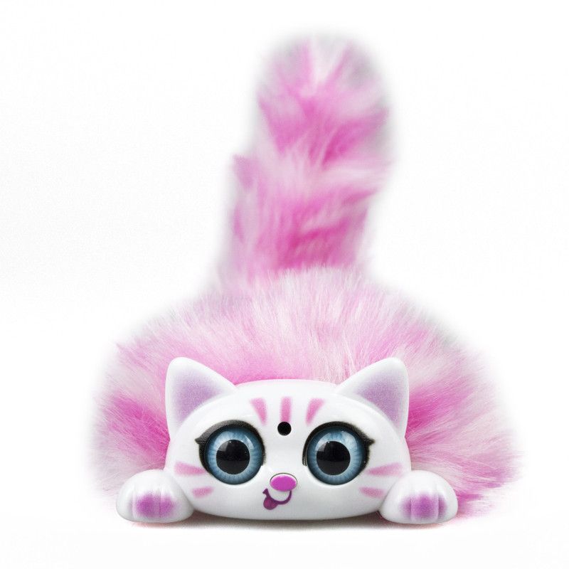 Silverlit Fluffy Kitty a funny musical cat  (Pink and White)
