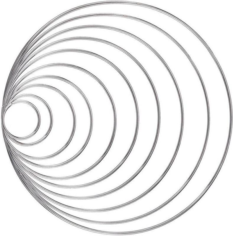 gofii metal ring for dream catcher pack of 10 ring hoop