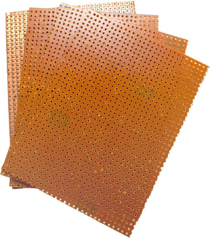 ABDkart PCB Board 100mm by 70mm Pack of 4 Electronic Components Electronic Hobby Kit