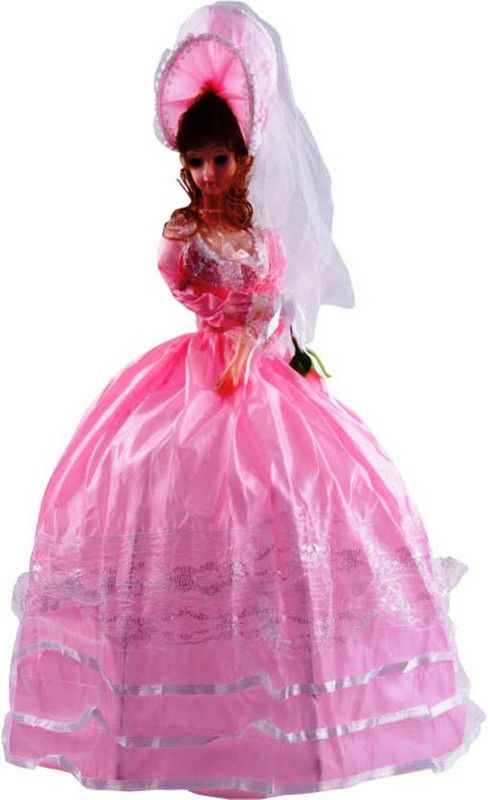 FEMININE STYLE Umbrella doll for baby girls (Pink)  (Pink)