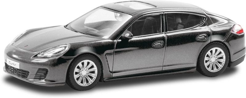 RMZ 4 inch Die Cast car Porsche Panamera Turbo  (Black, Pack of: 1)