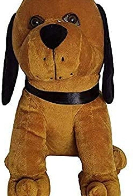 SUIinterprise Bull Dog Soft Toy Teddy Bear For Kids Boy Girls Children Play - 34 cm  (Brown)