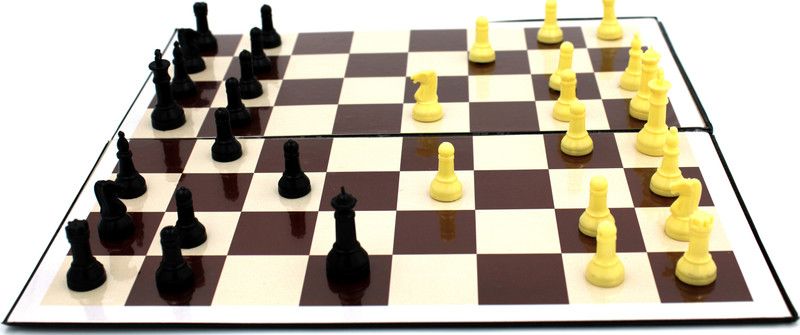 Funport 11 inch Foldable Magnetic Chess Strategy & War Games Board Game