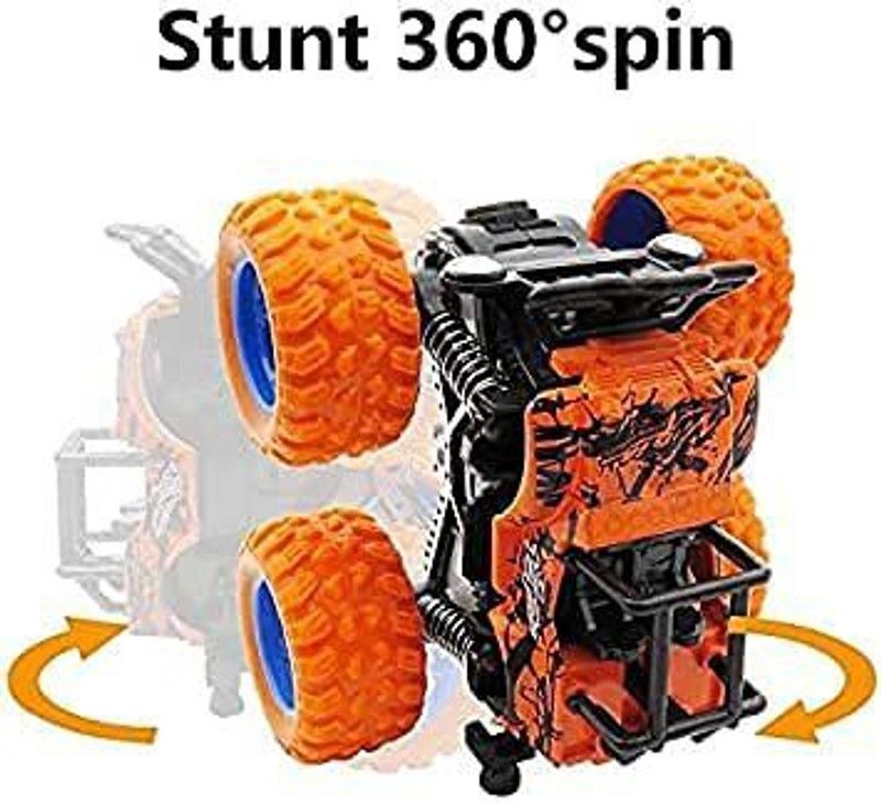 ZHASK Off-Road Vehicle Inertia Car Monster Truck Children Dump Truck Stunt Car Educational Toy Car Model Car Combo  (Multicolor, Pack of: 2)